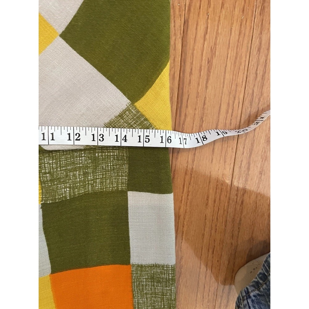 Vintage‎ 1960's Pixie Mod Shift Dress Bold Check Plaid Sleeveless Gogo Women's 7 - Picture 8 of 16